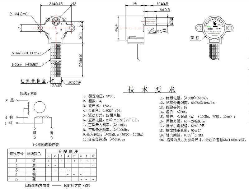 涂鴉智能家居步進電機