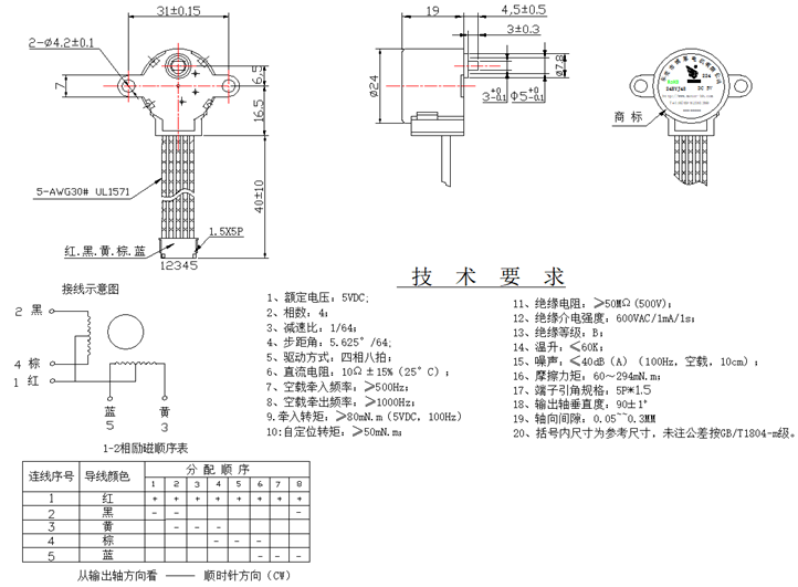 儀器儀表步進電機 儀器儀表步進電機